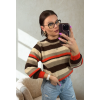 Sweter w paski Pieces